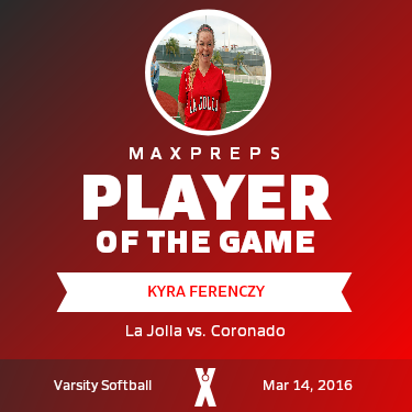 #3 Kyra Ferenczy Player of the Game badge