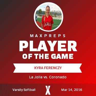 #3 Kyra Ferenczy Player of the Game badge
