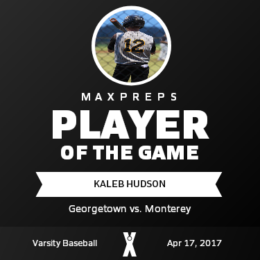 #12 Kaleb Hudson Player of the Game badge
