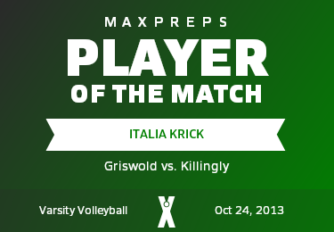 #2 Italia Krick Player of the Game badge
