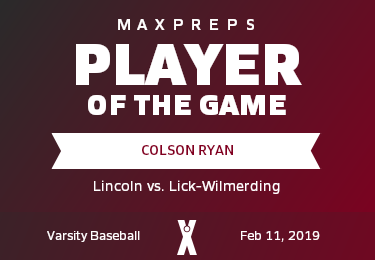 #7 Colson Ryan Player of the Game badge