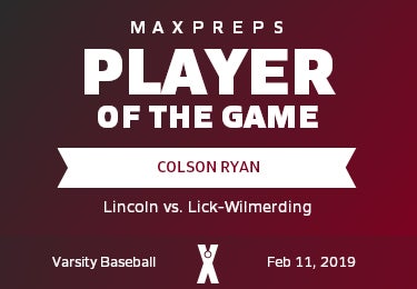 #7 Colson Ryan Player of the Game badge