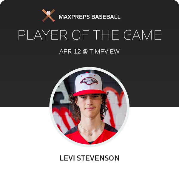 #44 Levi Stevenson Player of the Game badge
