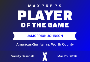#0 Jamorrion Johnson Player of the Game badge