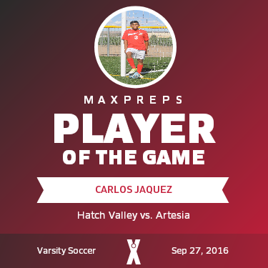 #3 Carlos Jaquez Player of the Game badge