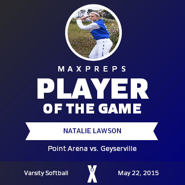 #5 Natalie Lawson Player of the Game badge