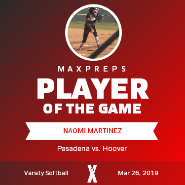 #71 Naomi Martinez Player of the Game badge
