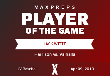 #12 Jack Witte Player of the Game badge