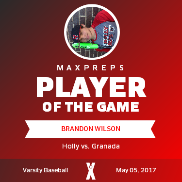 #42 Brandon Wilson Player of the Game badge