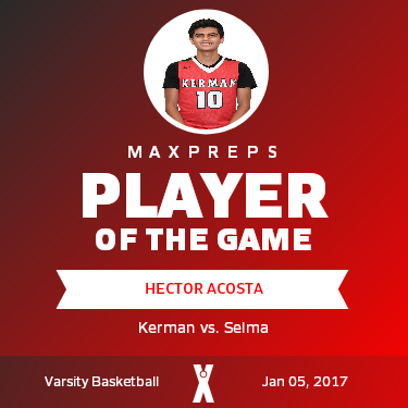 #10 Hector Acosta Player of the Game badge