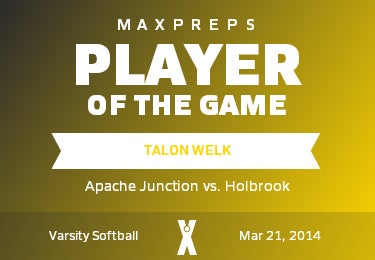 #1 Talon Welk Player of the Game badge