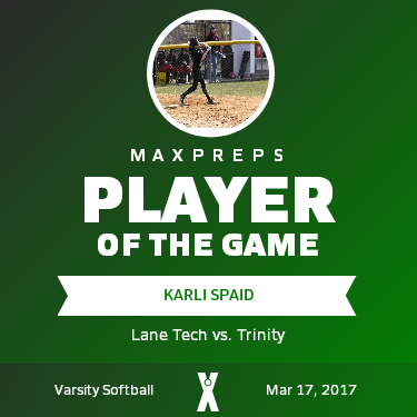 #00 Karli Spaid Player of the Game badge