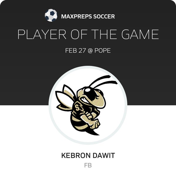 #5 Kebron Dawit Player of the Game badge