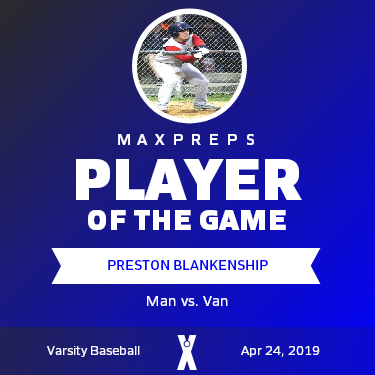#15 Preston Blankenship Player of the Game badge