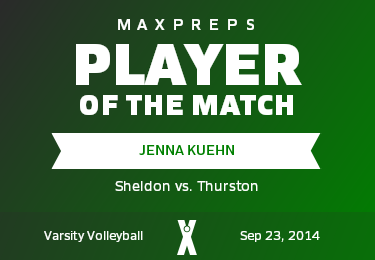 #7 Jenna Kuehn Player of the Game badge
