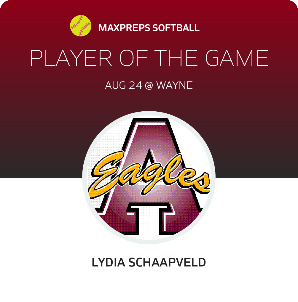 #3 Lydia Schaapveld Player of the Game badge