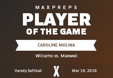 #12 Caroline Molina Player of the Game badge
