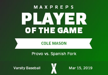 #27 Cole Mason Player of the Game badge