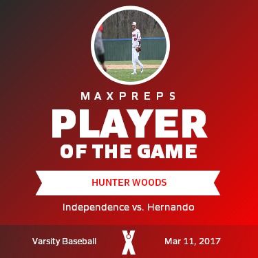 #29 Hunter Woods Player of the Game badge