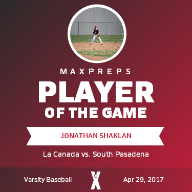 #1 Jonathan Shaklan Player of the Game badge