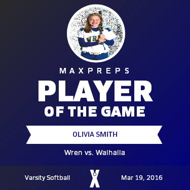 #1 Olivia Smith Player of the Game badge