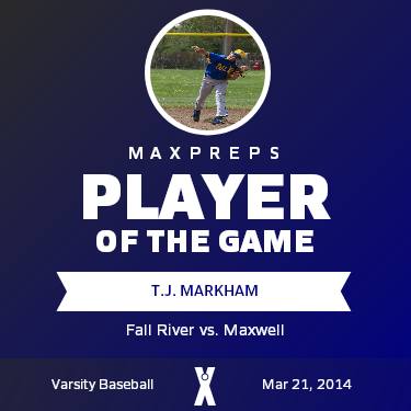 #19/4 T.J. Markham Player of the Game badge
