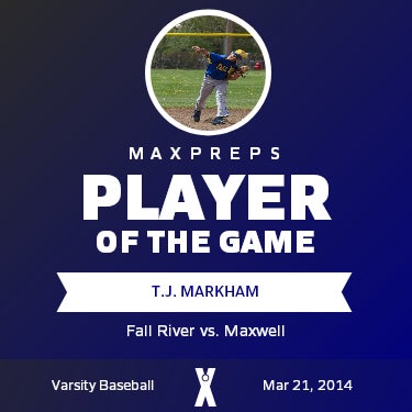 #19/4 T.J. Markham Player of the Game badge