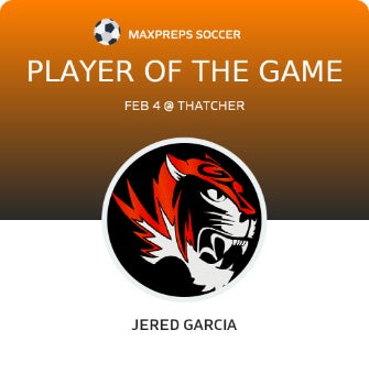 #2 Jered Garcia Player of the Game badge