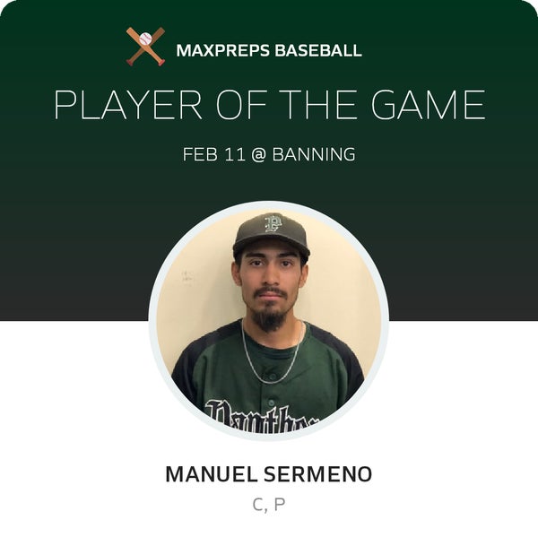 #21 Manuel Sermeno Player of the Game badge