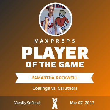 #00 Samantha  Rockwell Player of the Game badge
