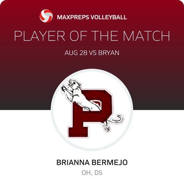 #1 Brianna Bermejo Player of the Game badge