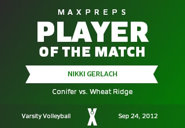 #10 Nikki Gerlach Player of the Game badge