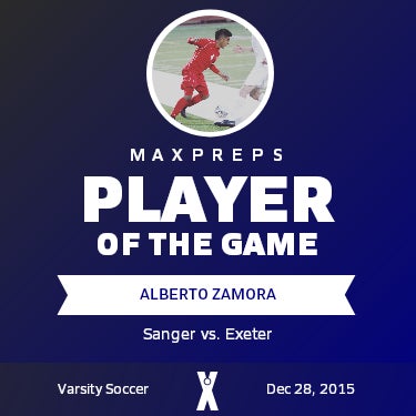 #4 Alberto Zamora Player of the Game badge