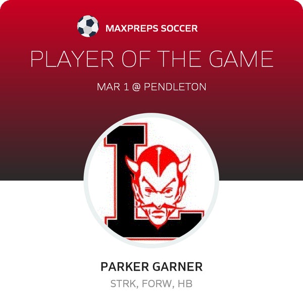 #18 Parker Garner Player of the Game badge