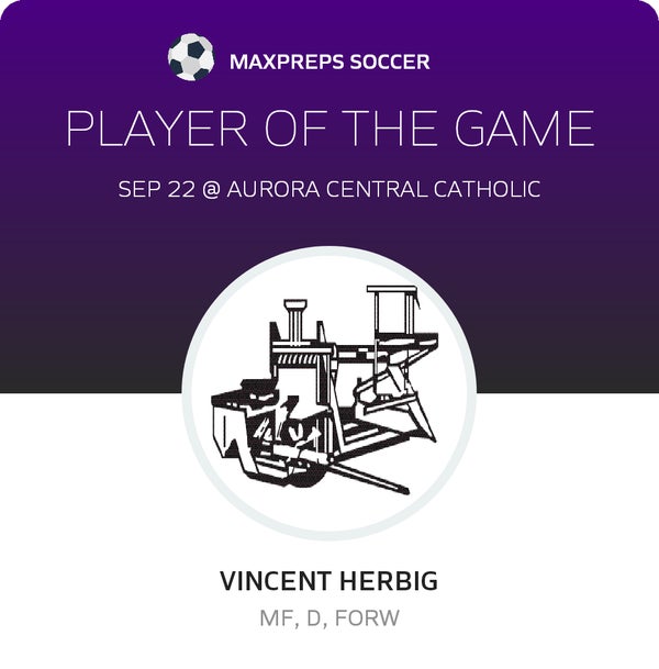 #3 Vincent Herbig Player of the Game badge