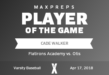 #55 Cade Walker Player of the Game badge