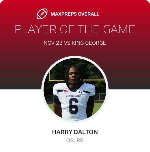 #6 Harry Dalton Player of the Game badge