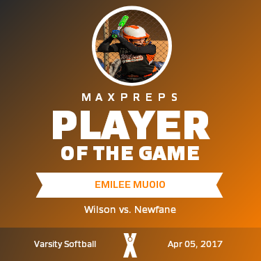 #9 Emilee Muoio Player of the Game badge