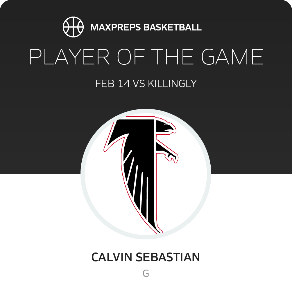 #2 Calvin Sebastian Player of the Game badge