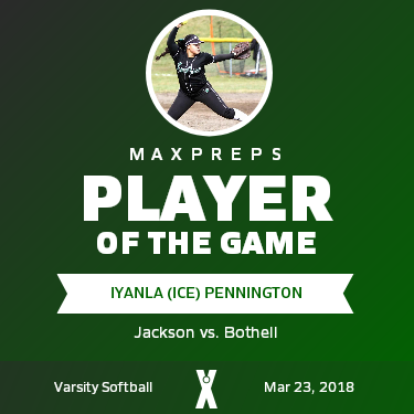 #34 I. Pennington Player of the Game badge