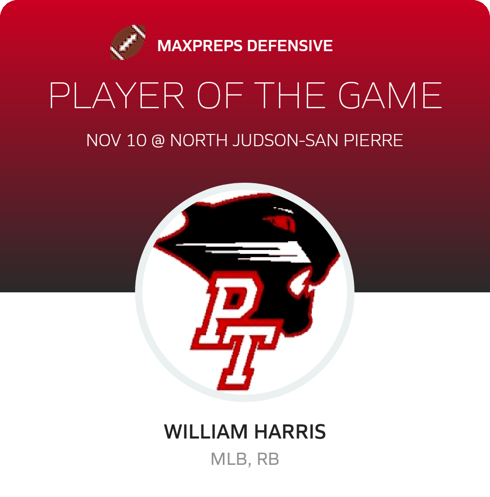 Park Tudor vs North JudsonSan Pierre Football 11/10