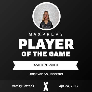 #10 Ashten Smith Player of the Game badge