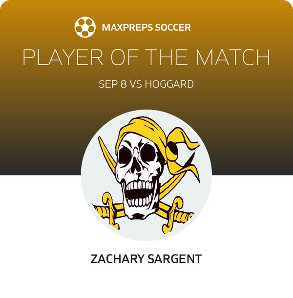 #0 Zachary Sargent Player of the Game badge