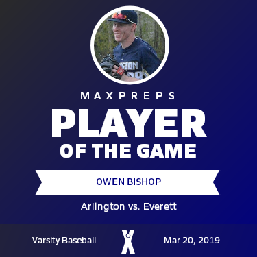 #28 Owen Bishop Player of the Game badge