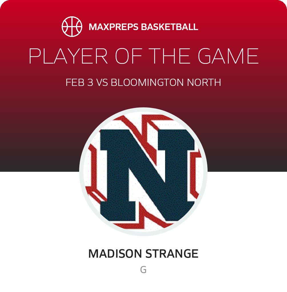 #3 Madison Strange Player of the Game badge