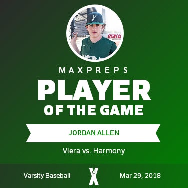 #5 Jordan Allen Player of the Game badge