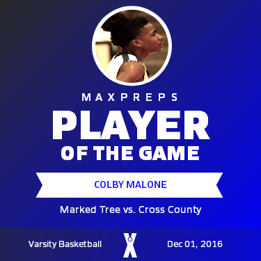 #3 Colby Malone Player of the Game badge
