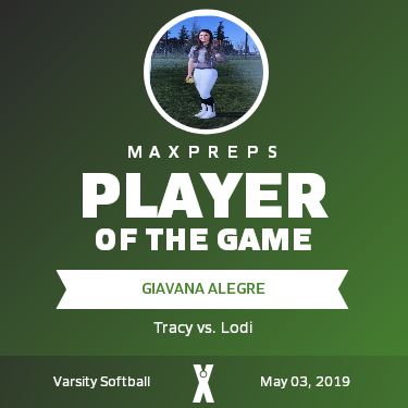 #5 Giavana Alegre Player of the Game badge