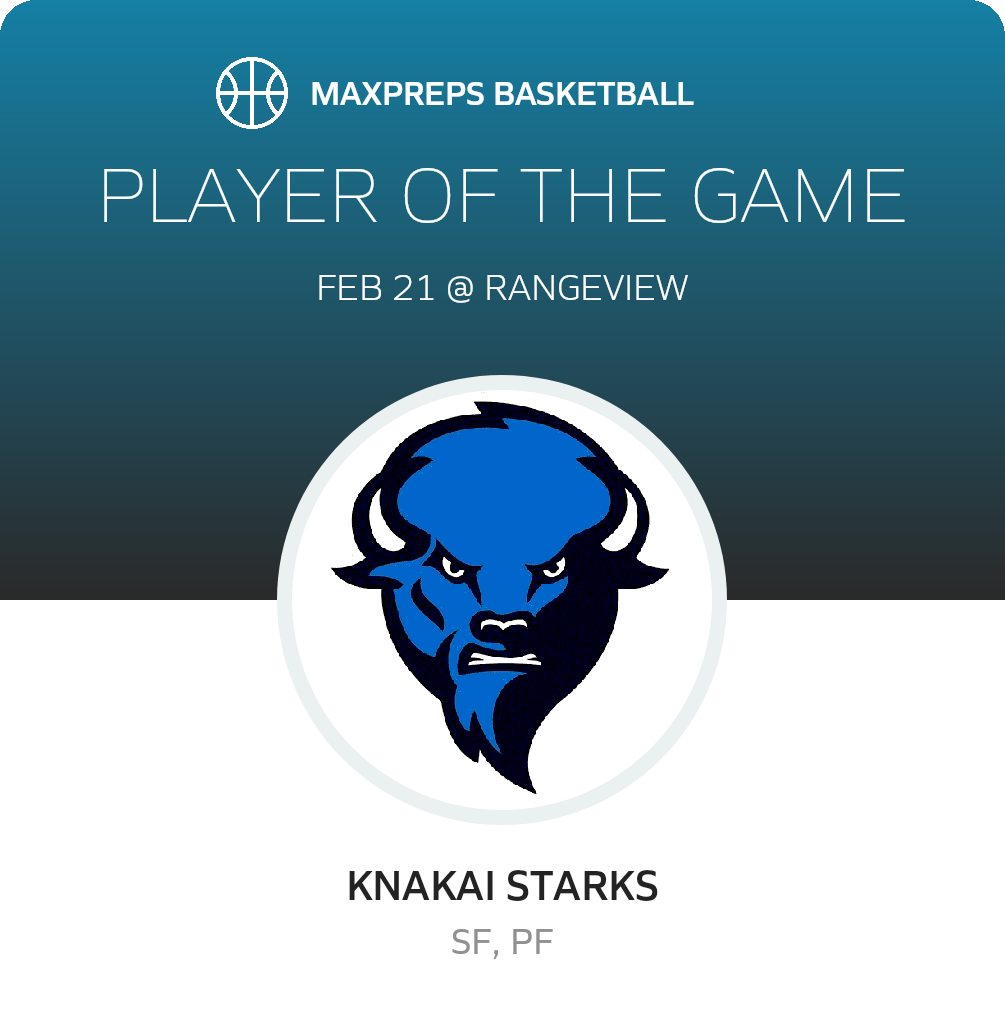 #22 Knakai Starks Player of the Game badge