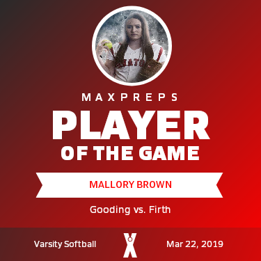#2 Mallory Brown Player of the Game badge